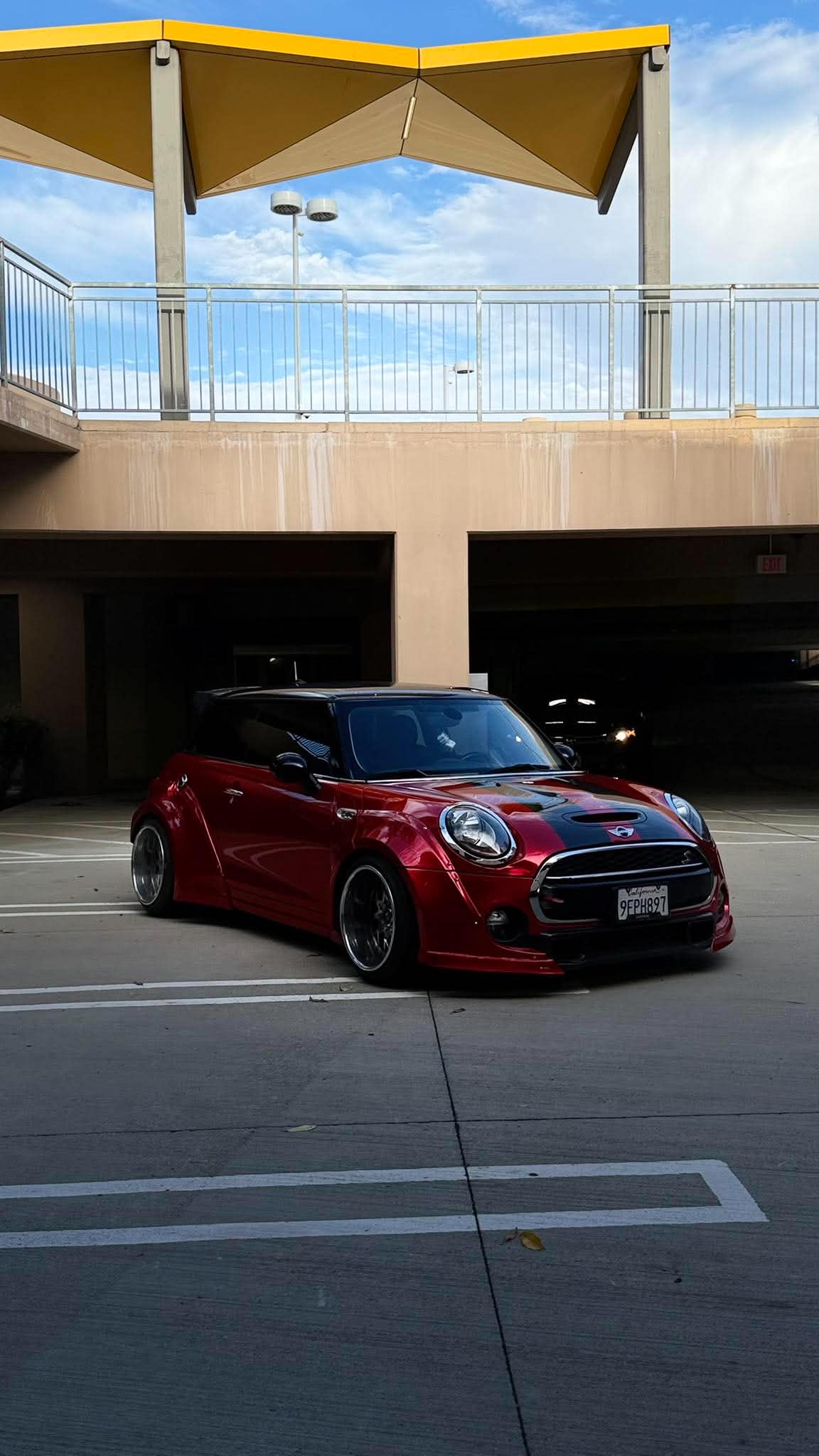 BRS Aero Design widebody Mini Cooper, front three-quarter in daylight